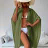 Chemise Tunique Kimono de Plage Femme Vert Militaire / Unique