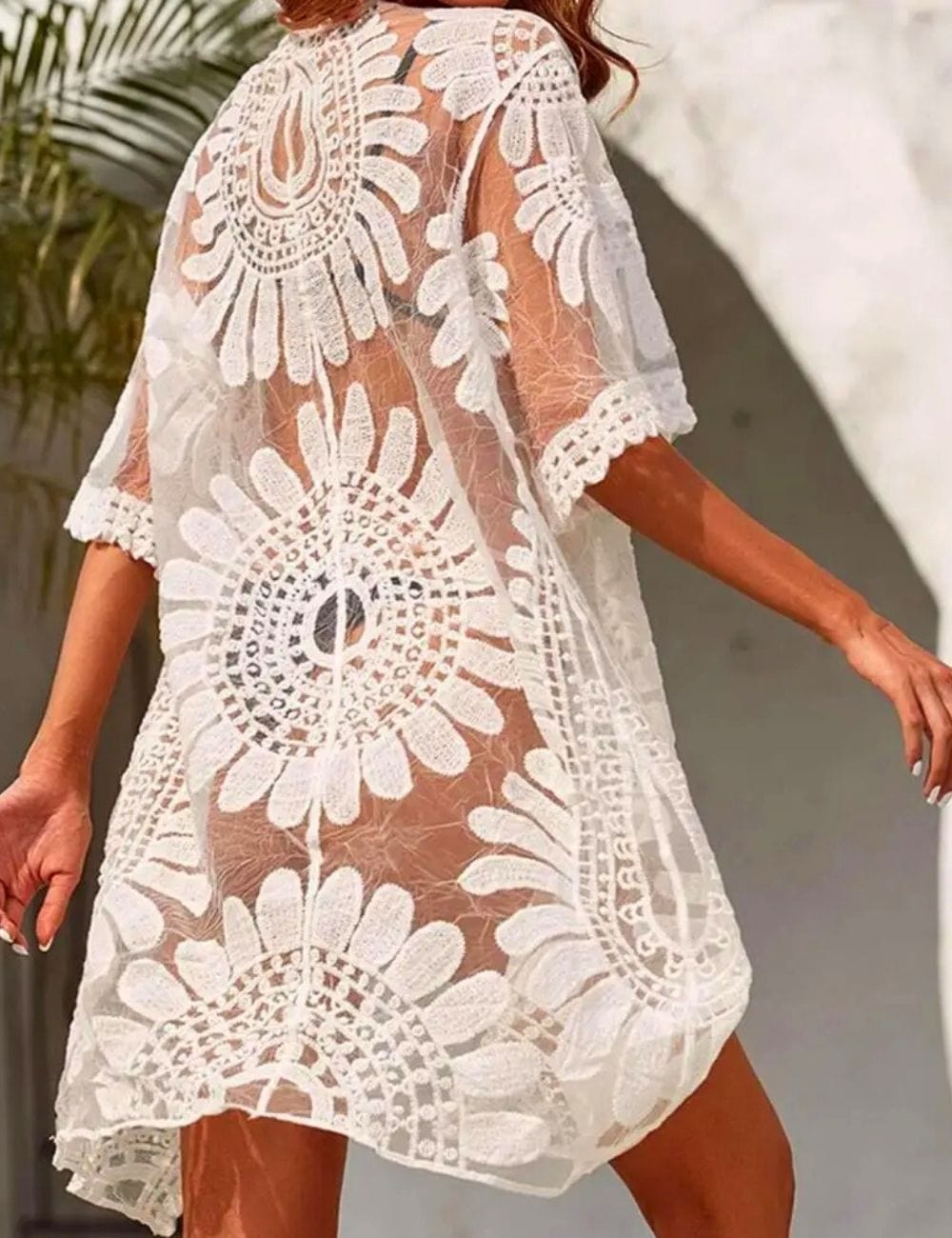 Gilet de Plage Dentelle