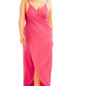 Pareo Robe de Plage Grande Taille Rose / S