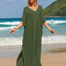 Robe de Plage Verte Vert Militaire / Unique