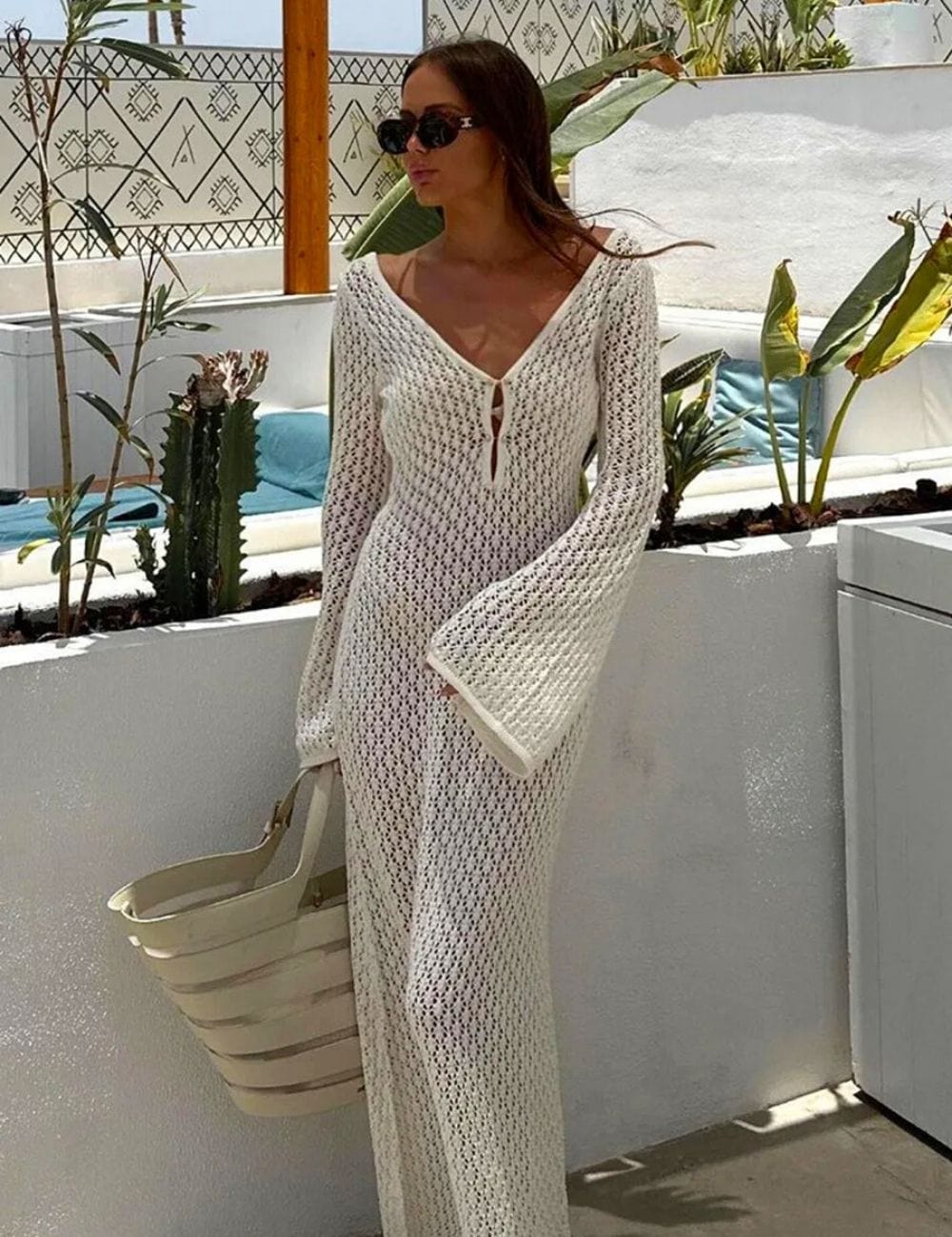 Robe Longue de Plage Femme