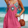 Robe Tunique de Plage Rose / Unique