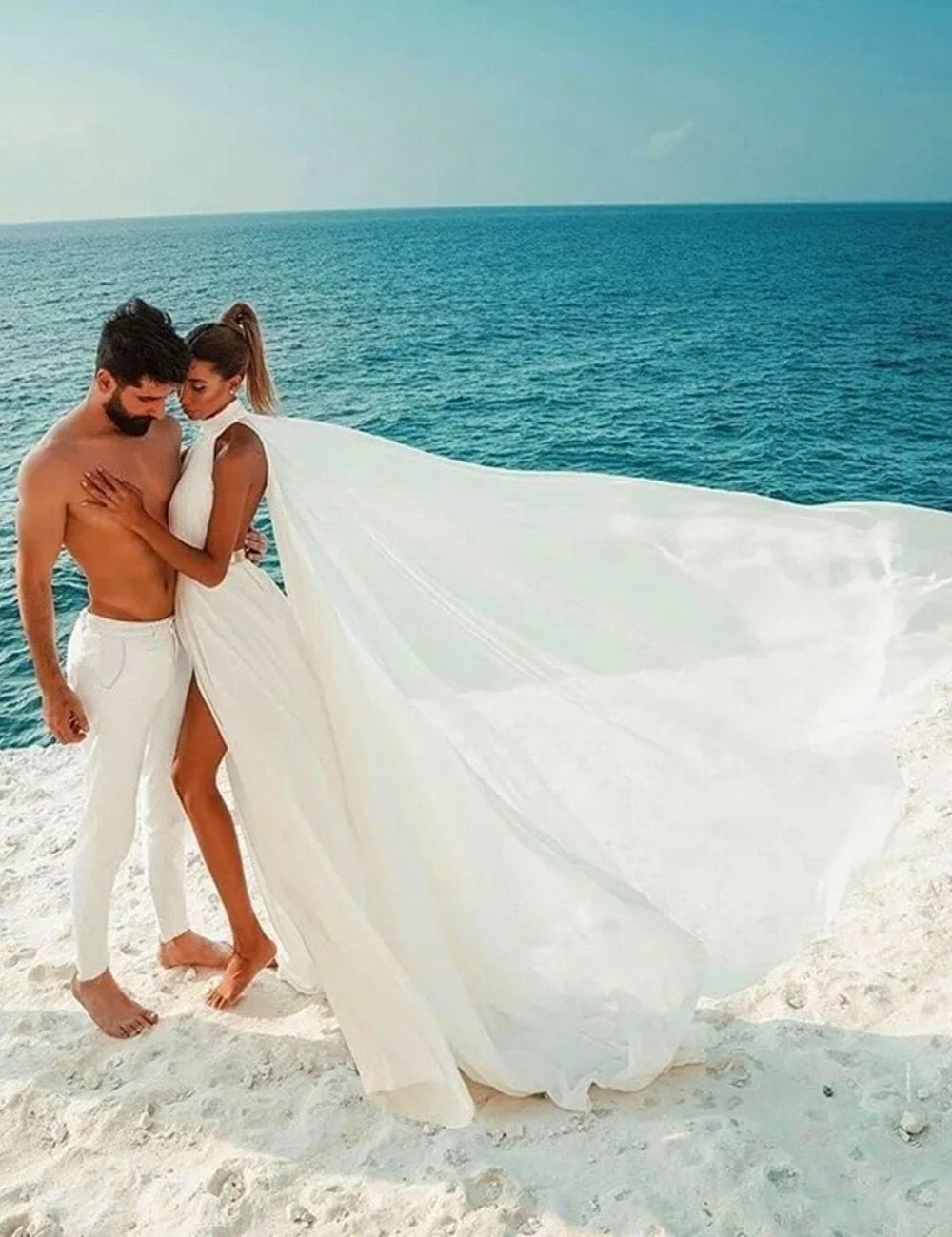 Robe mariée plage sale