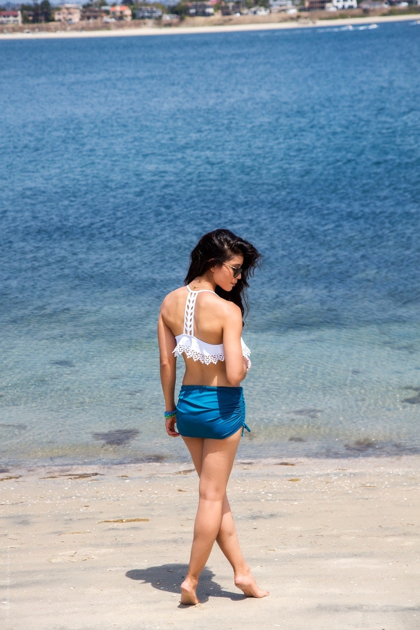 femme portes un Bikini Dépareillé